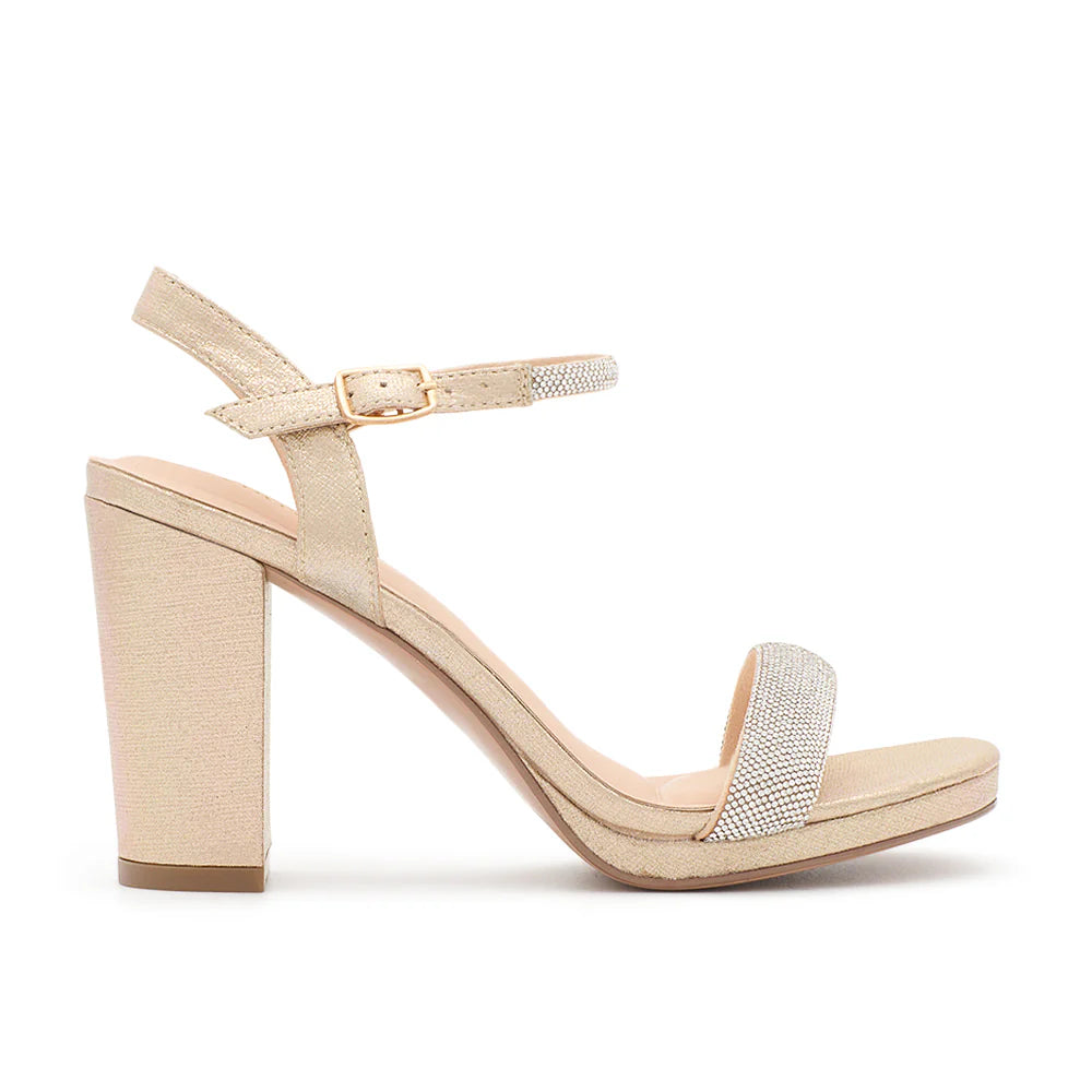 Morita-52 Dressy Heel - Champagne Shimmer - view 1