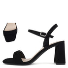 Nancy Casual Heels - Black Nubuck - view 2