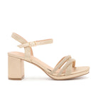 Nelly-188 Dressy Heels - Gold Shimmer - view 2