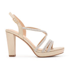 Amara-116 Dressy Heel - Nude Shimmer - view 2