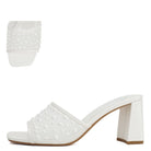 Reagan Dressy Heels - White Mesh - view 2
